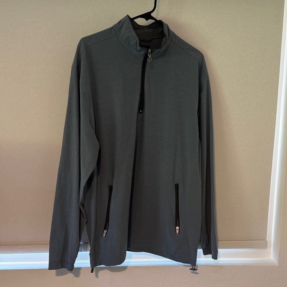 Linksoul Men's Charcoal Quarter-Zip Jacket